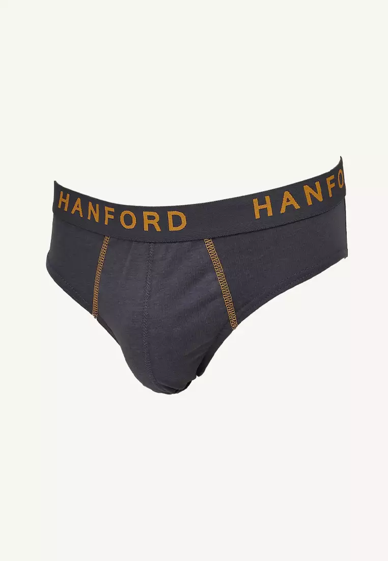  Regular Cotton Men's Briefs Trevor - Forged Iron (3in1 Pack)