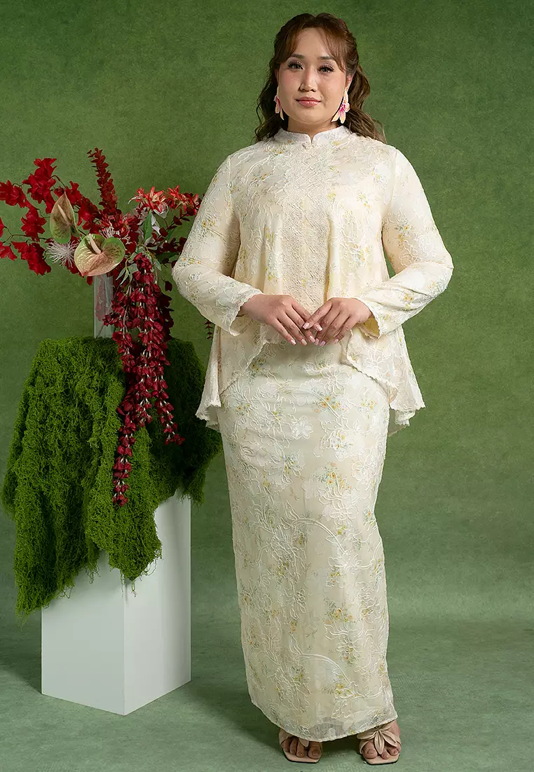 Lena Plus Size Babydoll Kurung Set
