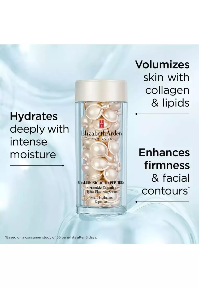 Elizabeth Arden Hyaluronic Acid Ceramide Capsules Hydra-Plumping Serum 60pcs