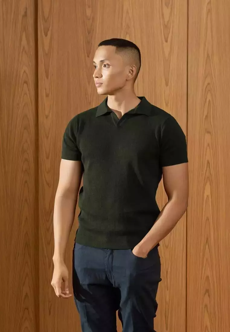 Kale Ronald Army/ Polo Shirt rajut premium berbahan dasar cotton wool
