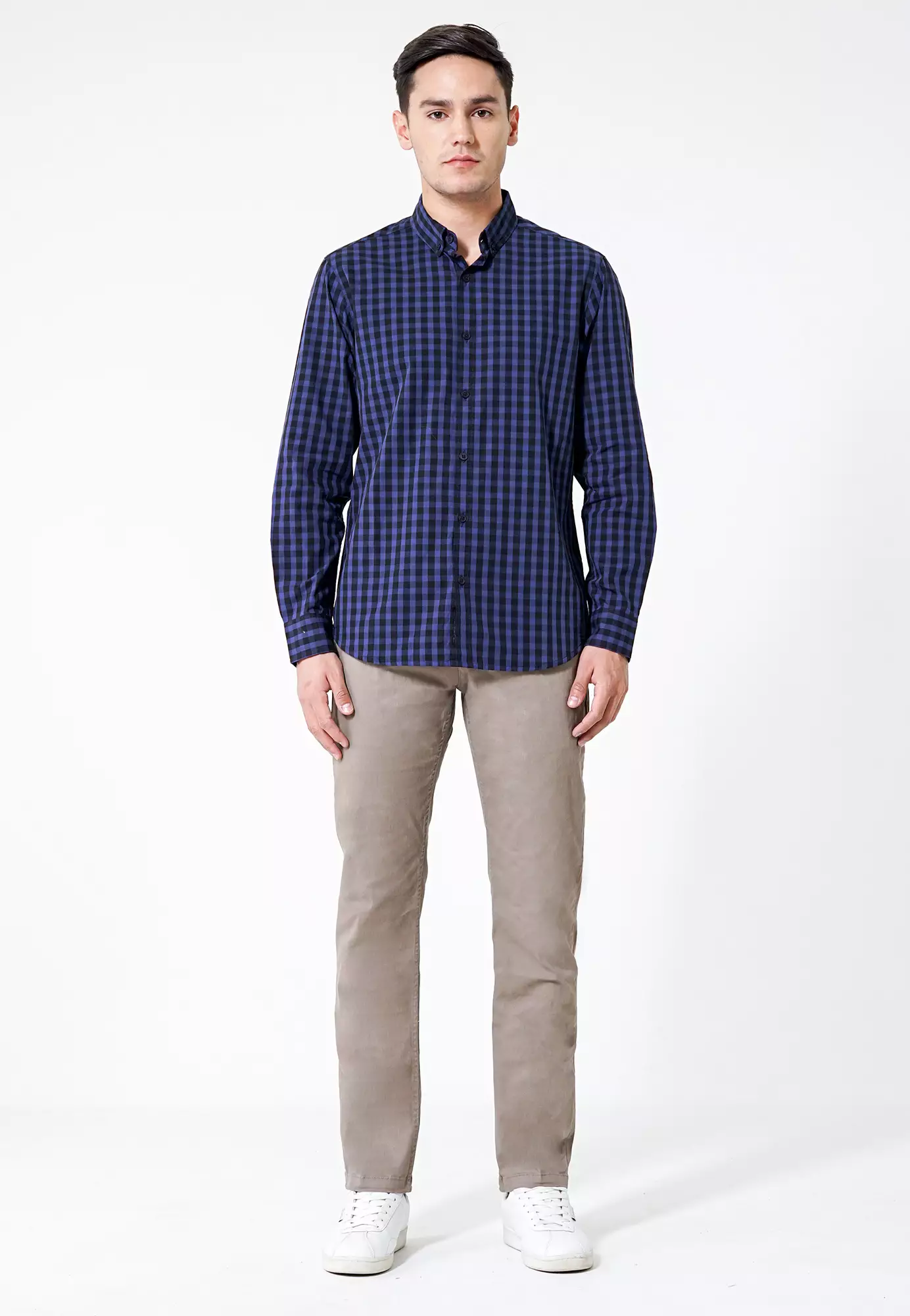 TRIPLE Celana Chinos Stretch Slim Fit (285 828 04)