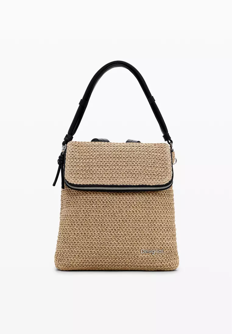 Buy Desigual Raffia backpack S 2026 Online | ZALORA