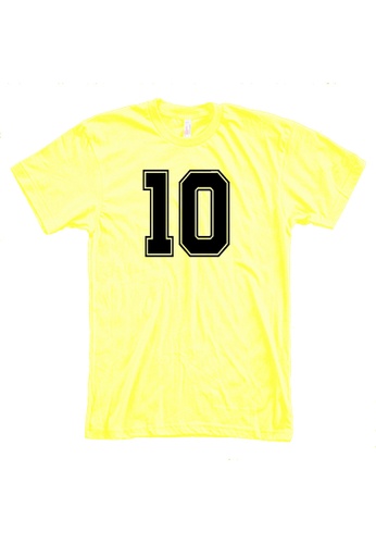 MRL Prints yellow Number Shirt 10 T-Shirt Customized Jersey 05C67AAD1A78FBGS_1