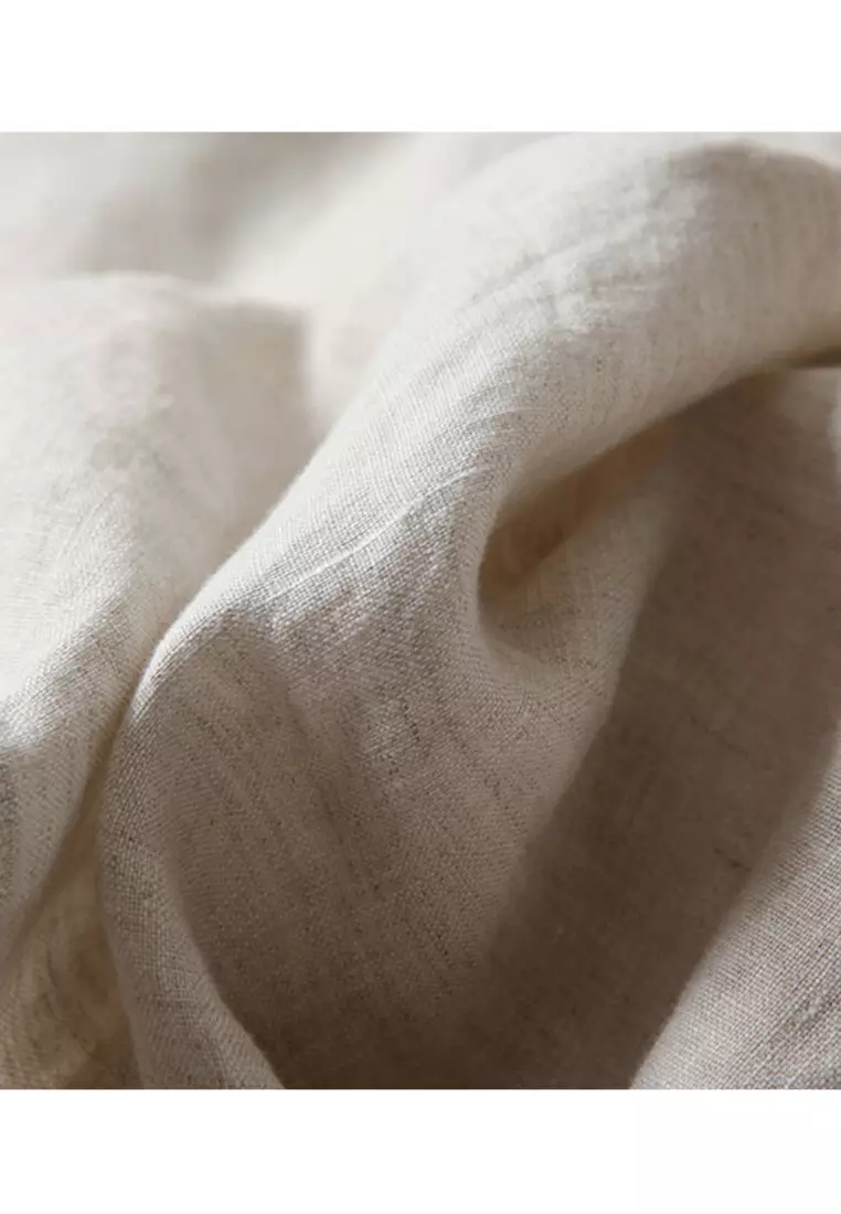 Pituitary Sensation Cotton-flax Wide-legged Pants RZ9032