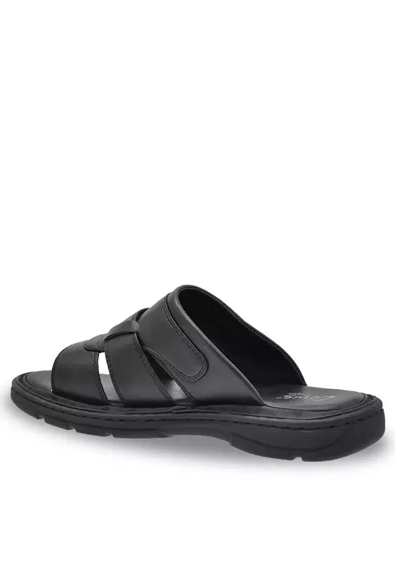 Slip On Faux Leather Casual Sandals