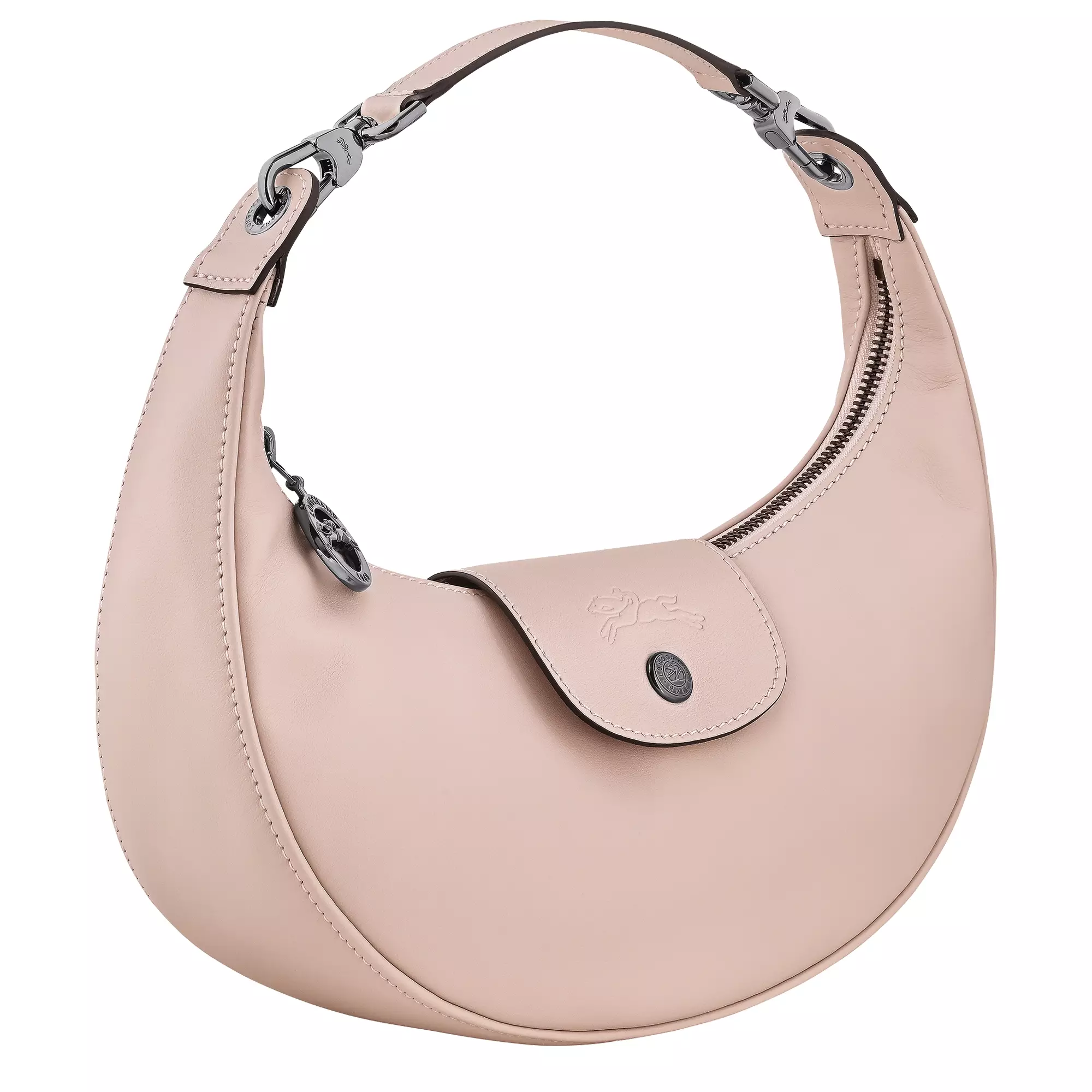 Le Pliage Xtra Shoulder Bag in Leather - Pink Nude