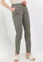 Ladies Linen/Cotton Pants Glazed Ginger - Giordano South Africa