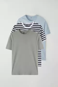 Gray/Blue/Stripe
