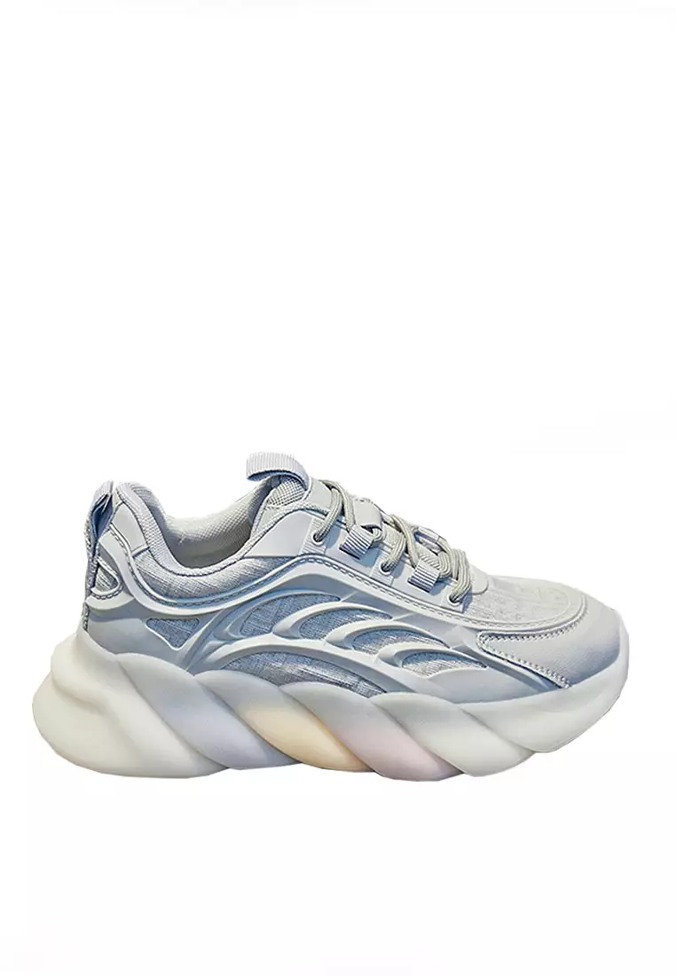 Discount on Twenty Eight Shoes  shoes - SKU: VANSA Unique Rainbow Sole Sneakers VSW-T6223