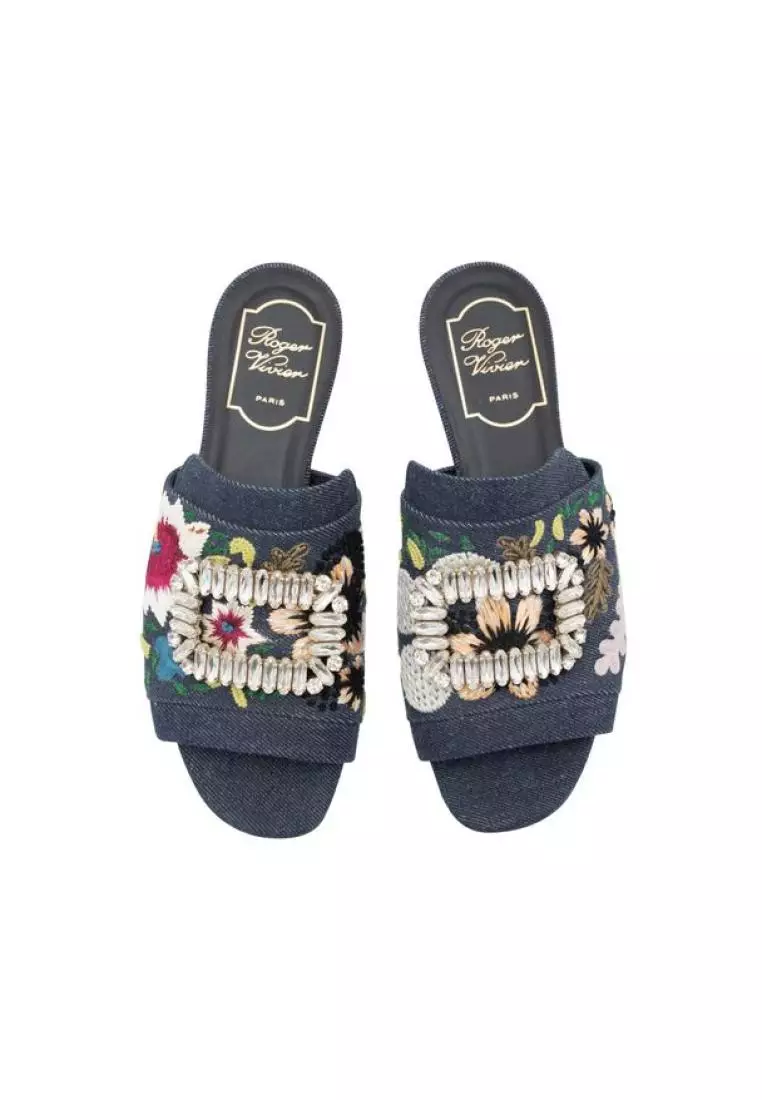 Roger vivier buckle sandals sale
