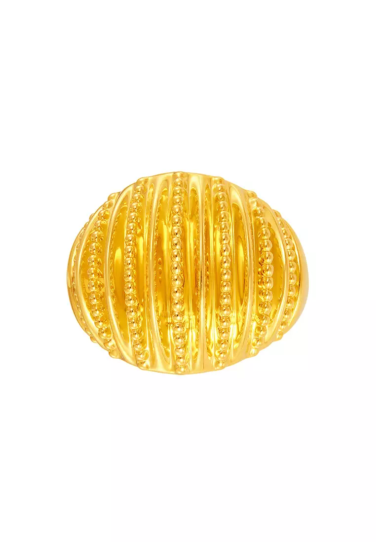 HABIB 999/24K Yellow Gold Ring 9GR00710225
