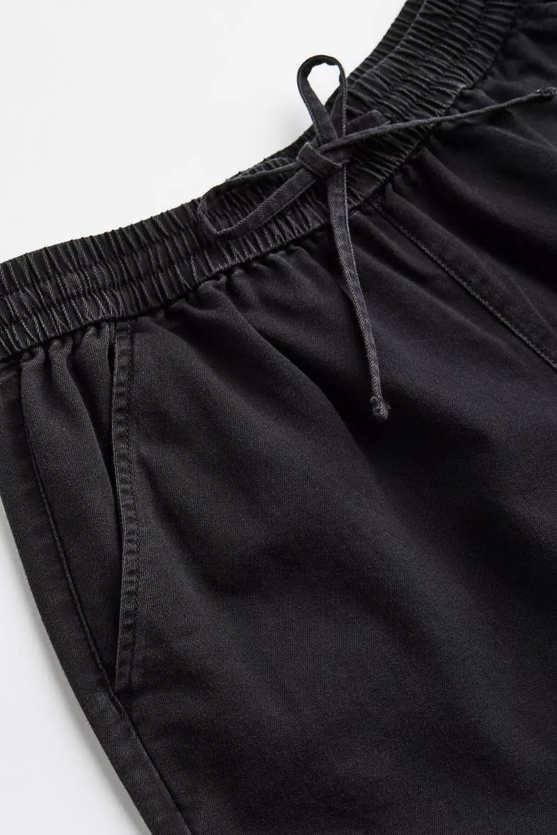 Lyocell-blend pull-on trousers