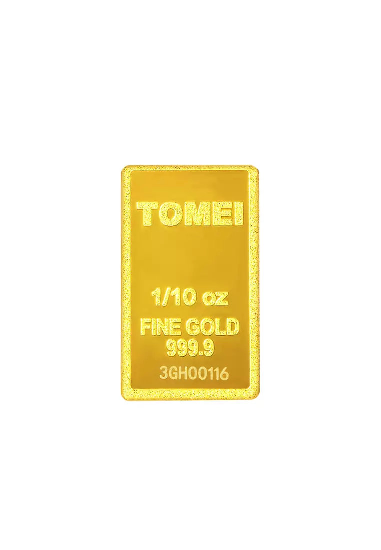 TOMEI Hornbill Gold Bar 3.11G Pink Card | Fine Gold 9999