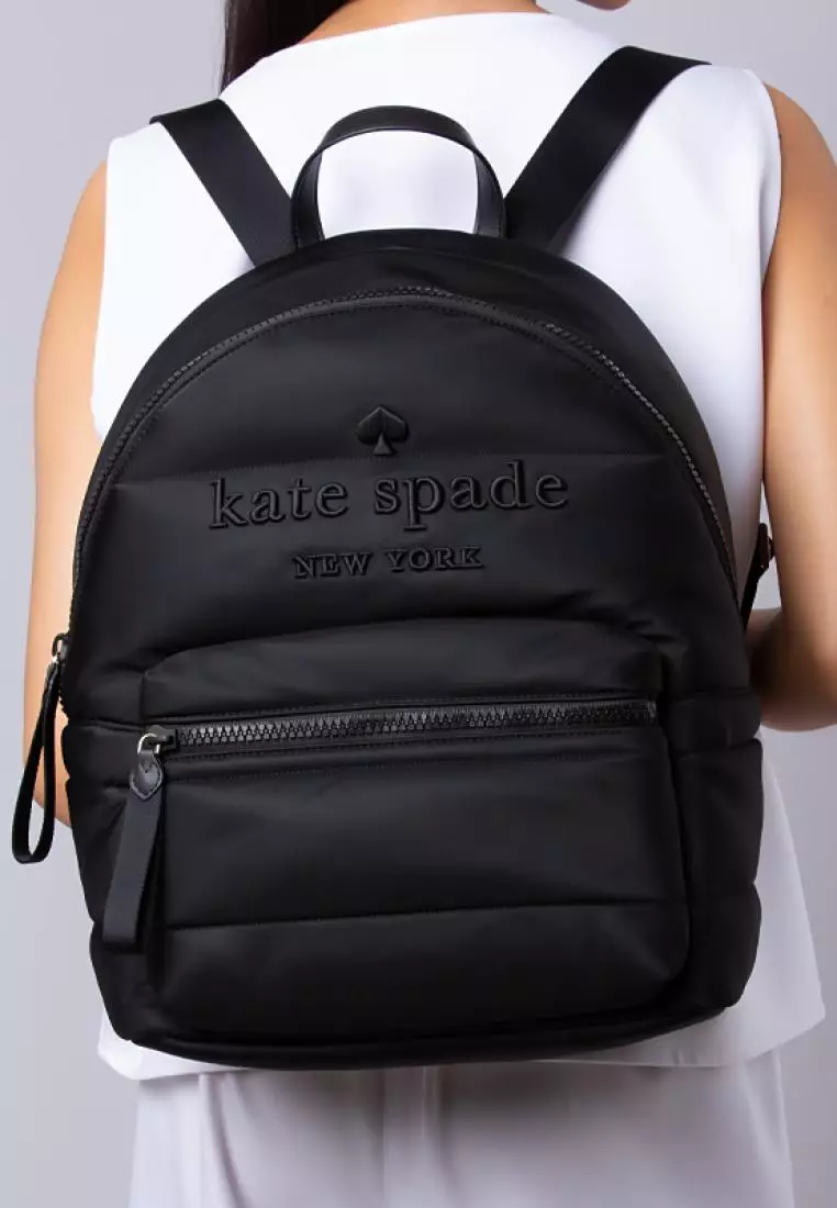 Kate spade best sale black mini backpack