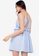 ZALORA BASICS blue Lace Up Back Mini Dress DDC79AA4555AA3GS_2