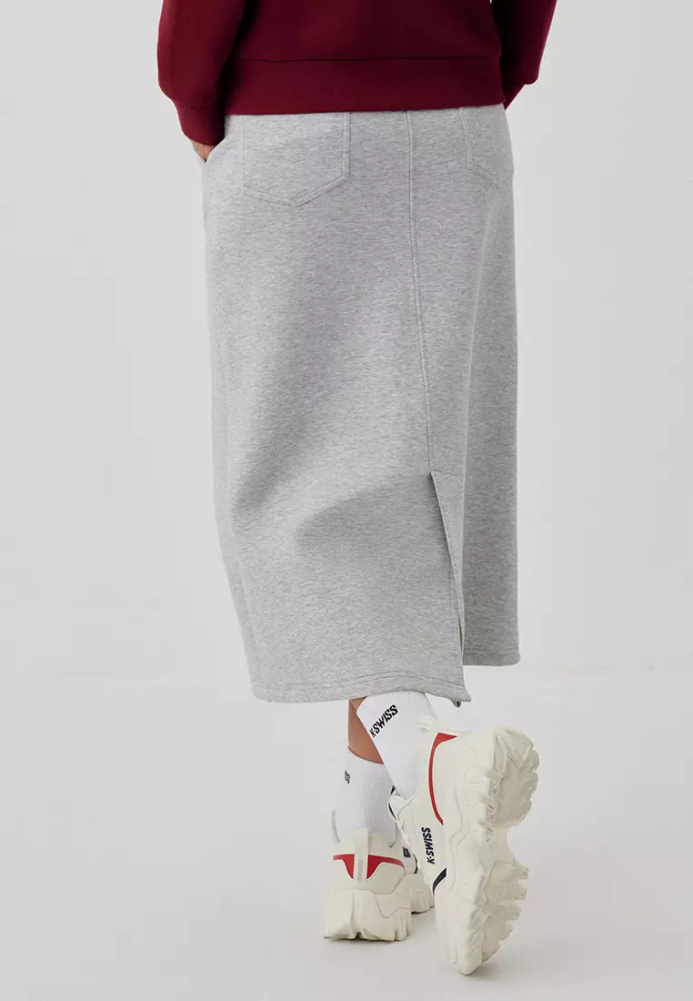 WOMEN'S K-SWISS LOGO MIDI SKIRT