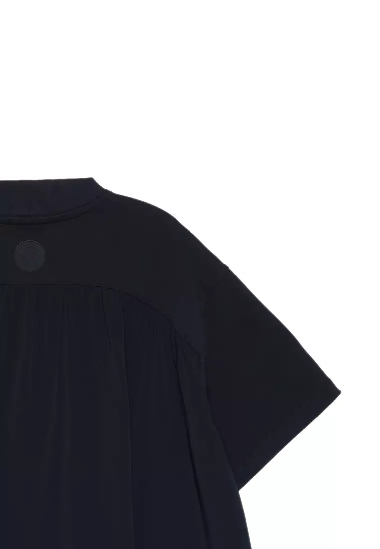WOMEN'S PALLADIUM LOGO LOOSE FIT CROPPED T-SHIRT