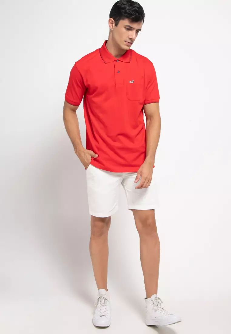 Crocodile COLE Chili Baju Kaos Kerah Pria Men Polo Original Relax fit