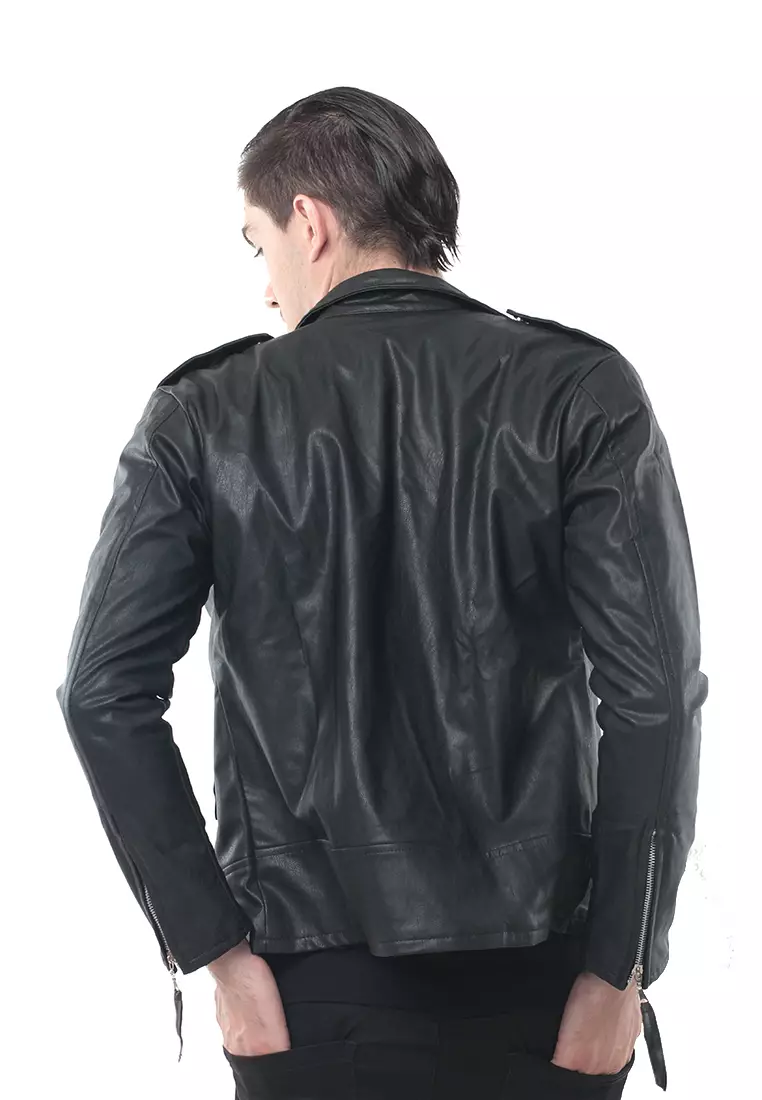Jual Crows Denim Crows Denim - Leather Jacket Trend Male Original 2023 ...