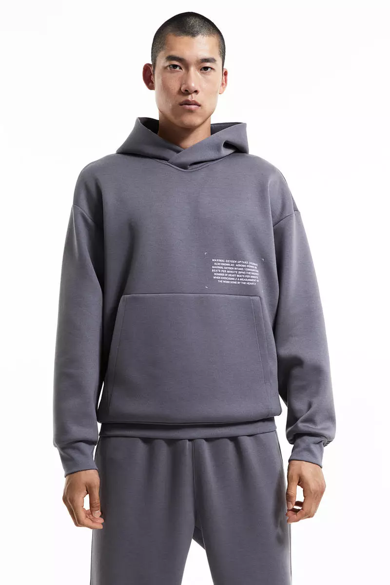 Grey sports outlet jumper