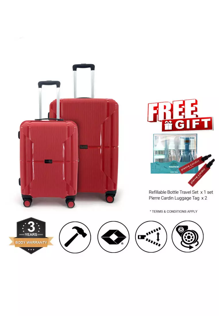 Buy Flyasia FLYASIA XTREME PP HARD CASE LUGGAGE 2 IN 1 COMBO SET