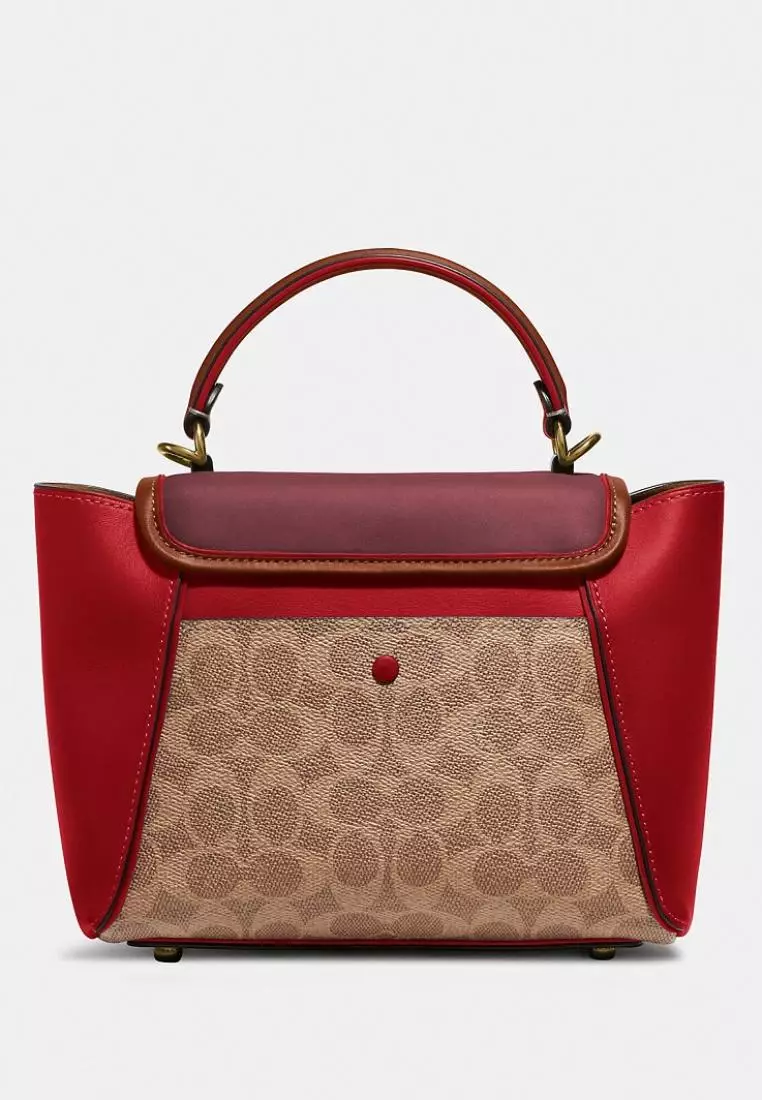 Jual Coach Coach Courier Carryall 23 In Colorblock Signature