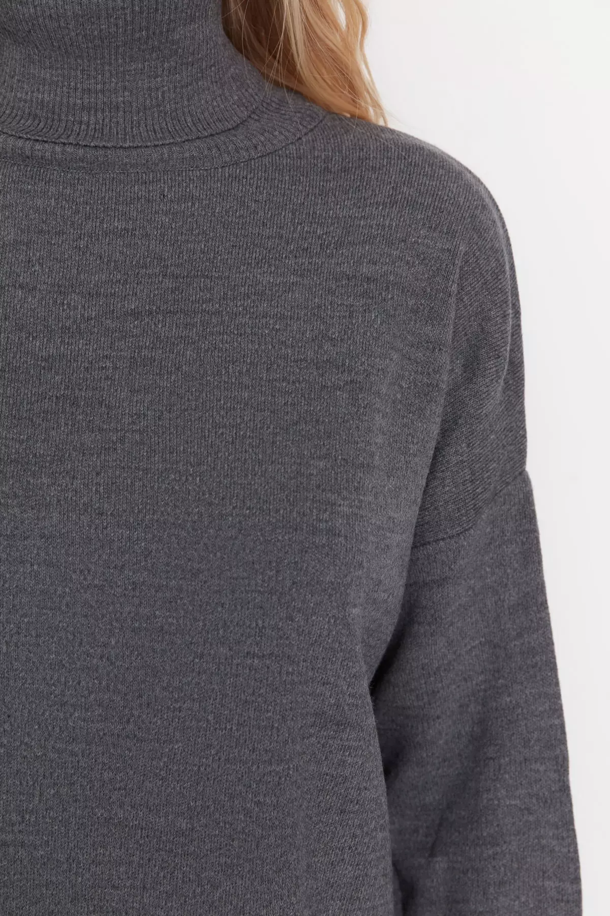 Turtleneck Knit Sweater