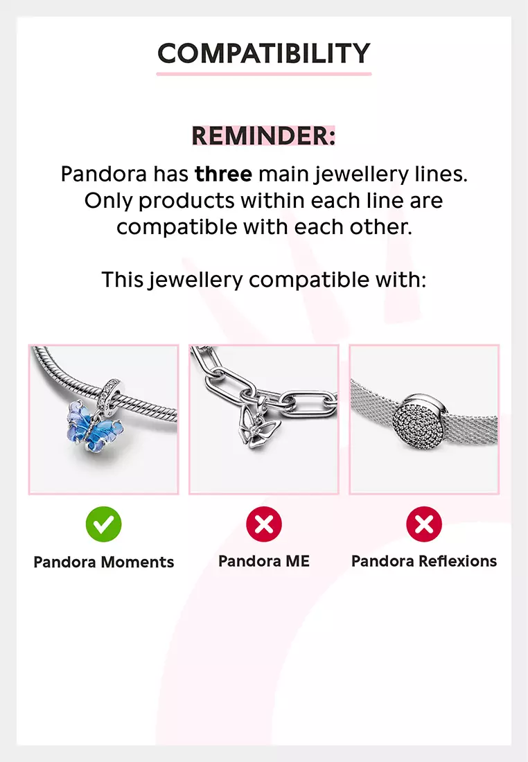 Pandora 14K Gold Plated Textured Clover Mini Charm