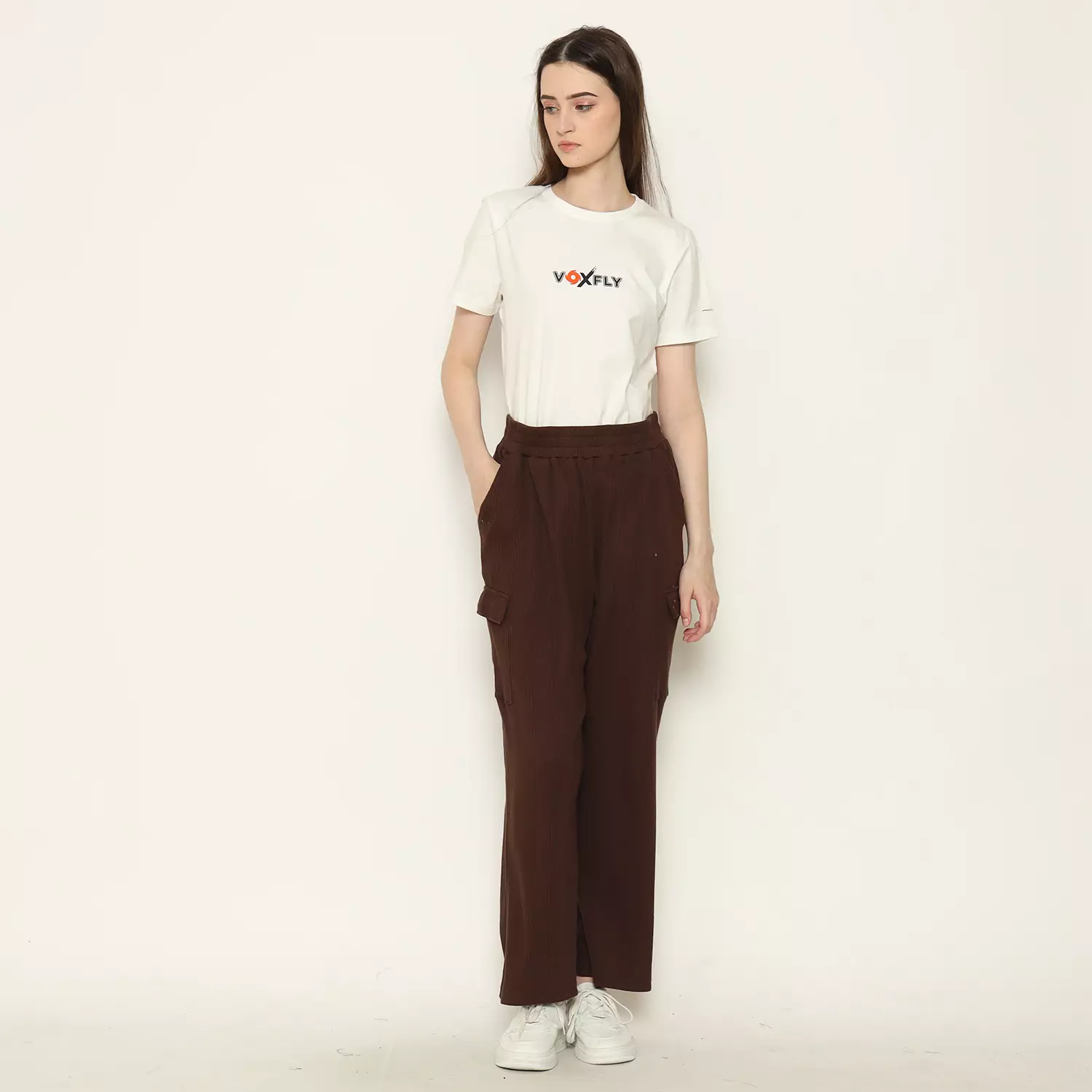 Voxfly Celana Panjang Kain Wanita Setter Knit Ladies Pants Cargo Planet Surf