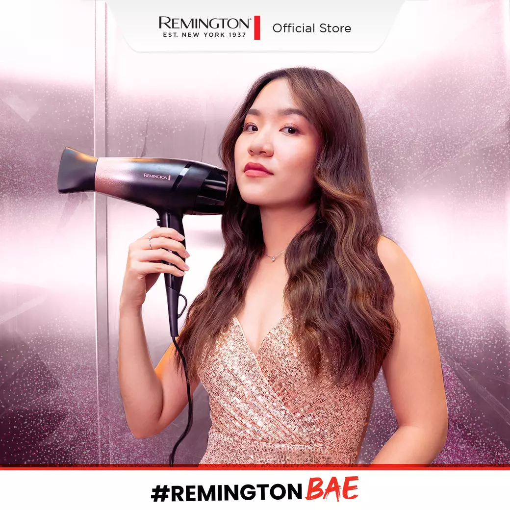 Remington Hair Dryer/Pengering Rambut Rose Shimmer D5305-ID