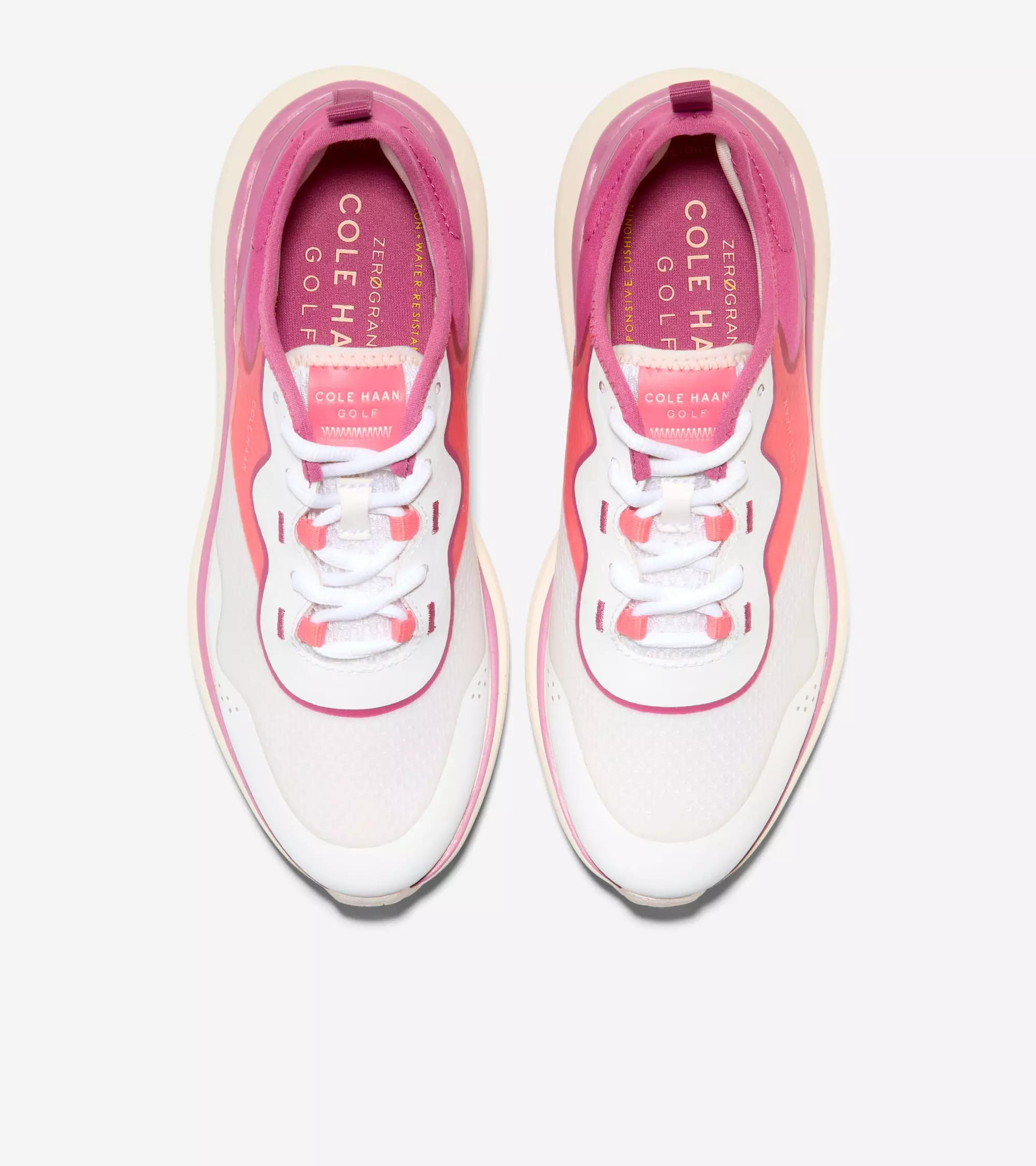 Cole Haan Women Zerogrand Fairway Golf - Sepatu Wanita (White)