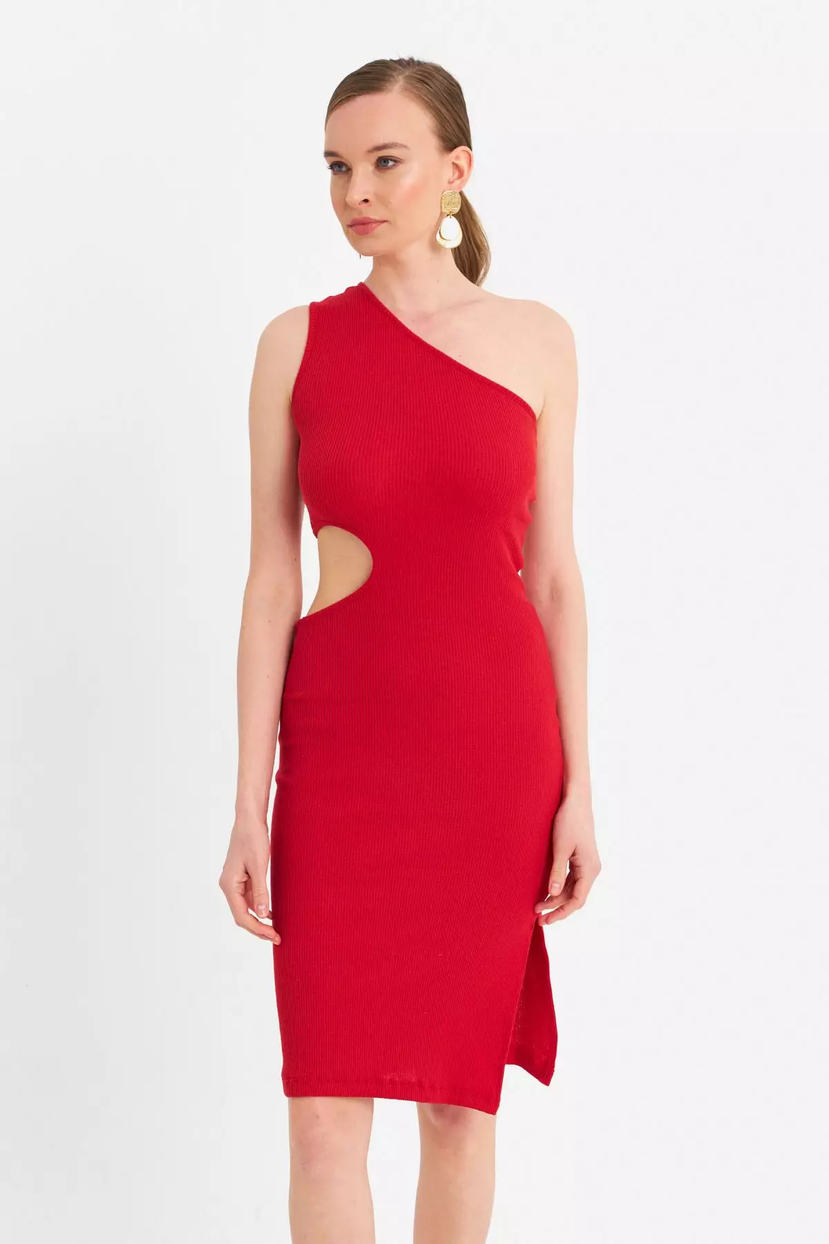 Asymmetrical Mini Dress