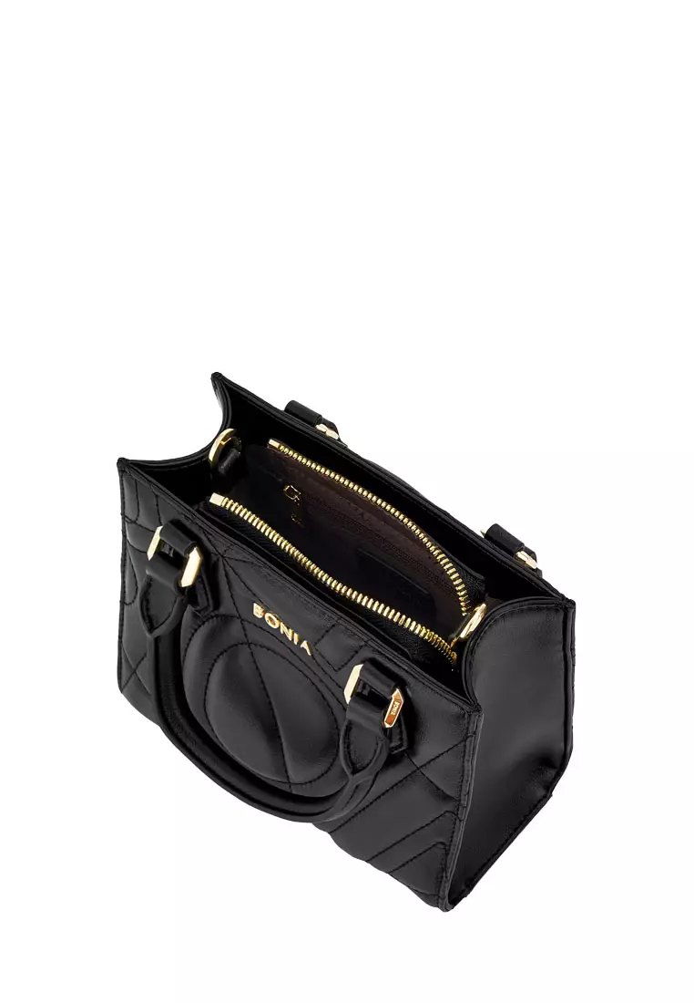 Camilla Black Mini Satchel Bag