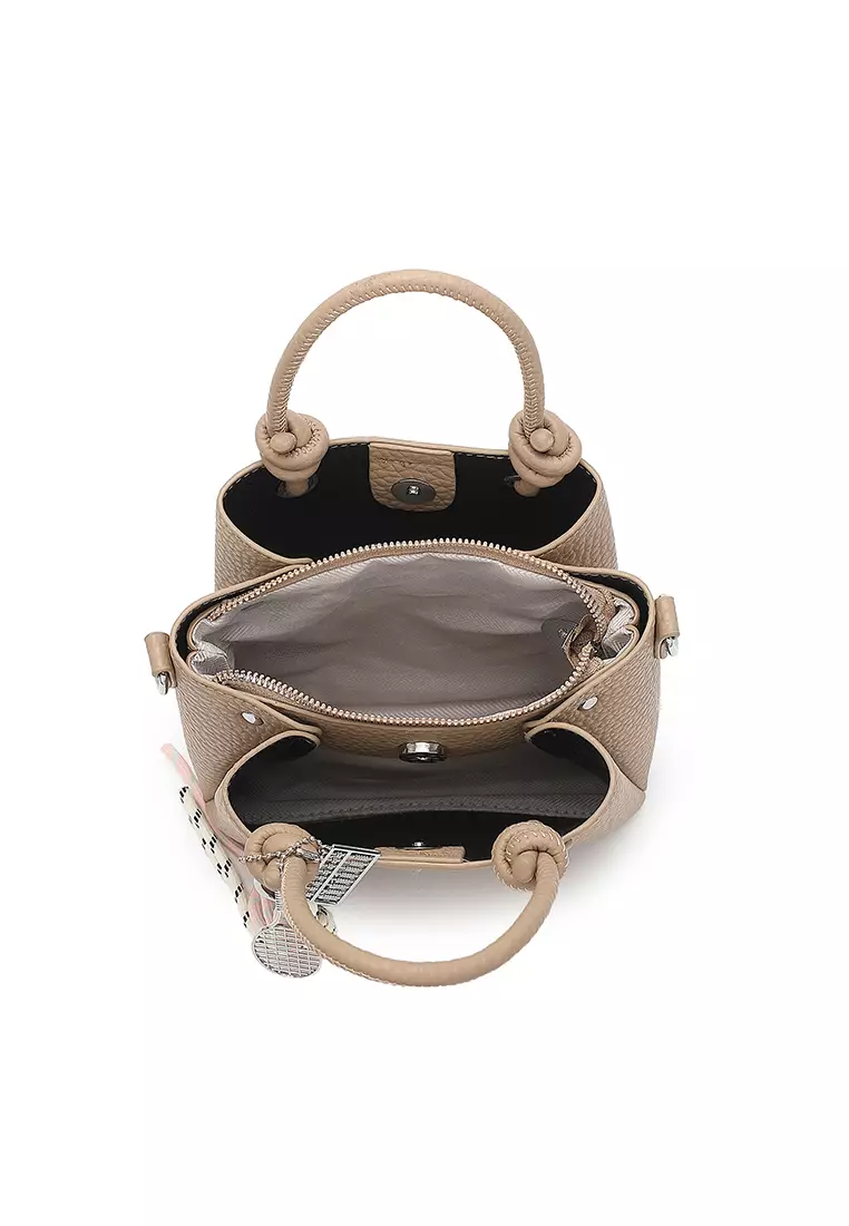 Women's Top Handle Bag / Sling Bag / Crossbody Bag / Shoulder Bag - Khaki