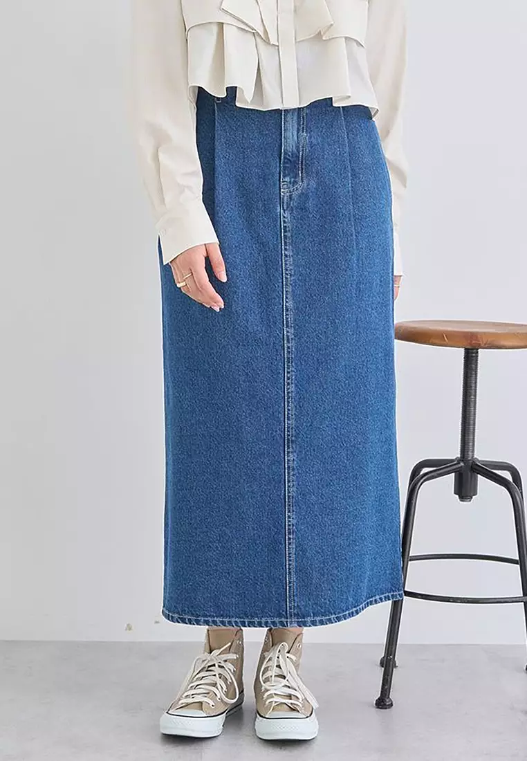 Earth Music & Ecology - Shirayuri Straight Skirt