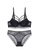 ZITIQUE black Lace Lingerie Set (Bra And Underwear) - Black D25D6US08CB418GS_1