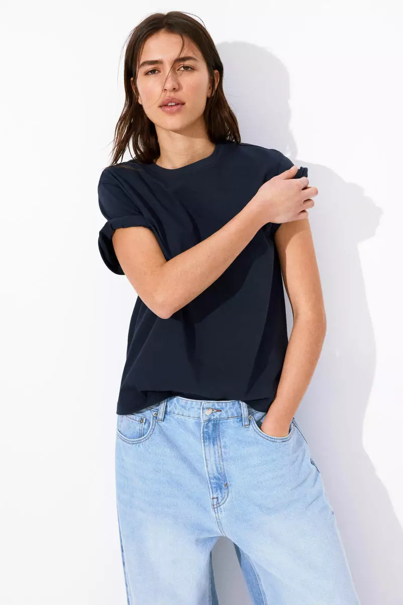 Oversized cotton T-shirt