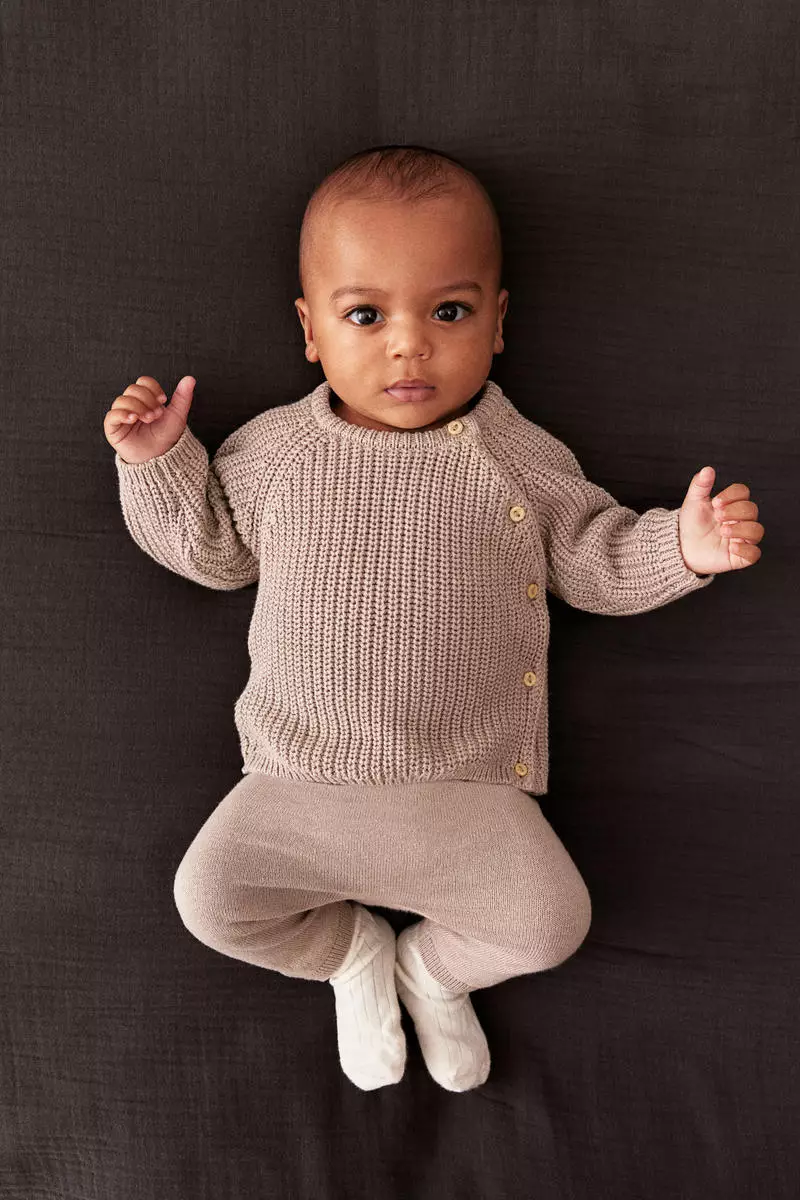 2-piece knitted cotton set