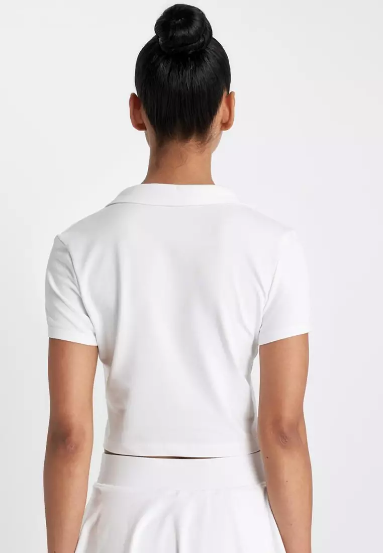 Crop Tennis Polo Shirt