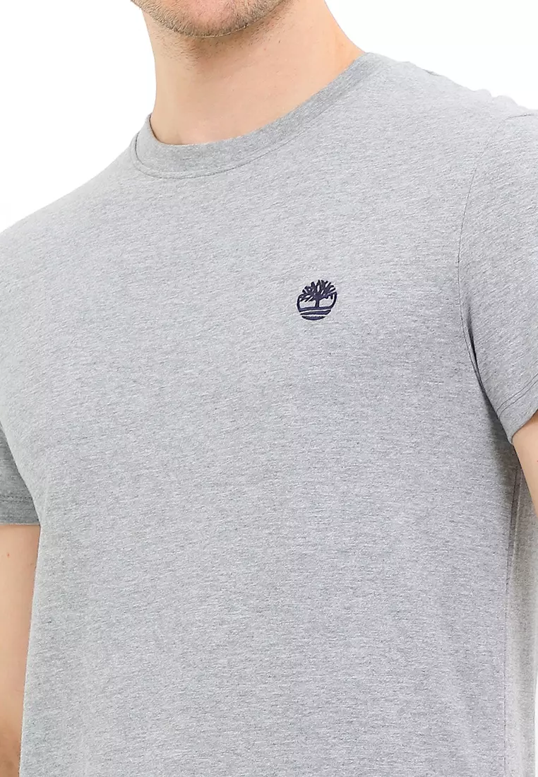 Af Ss Dun-River Crew T Med Gry