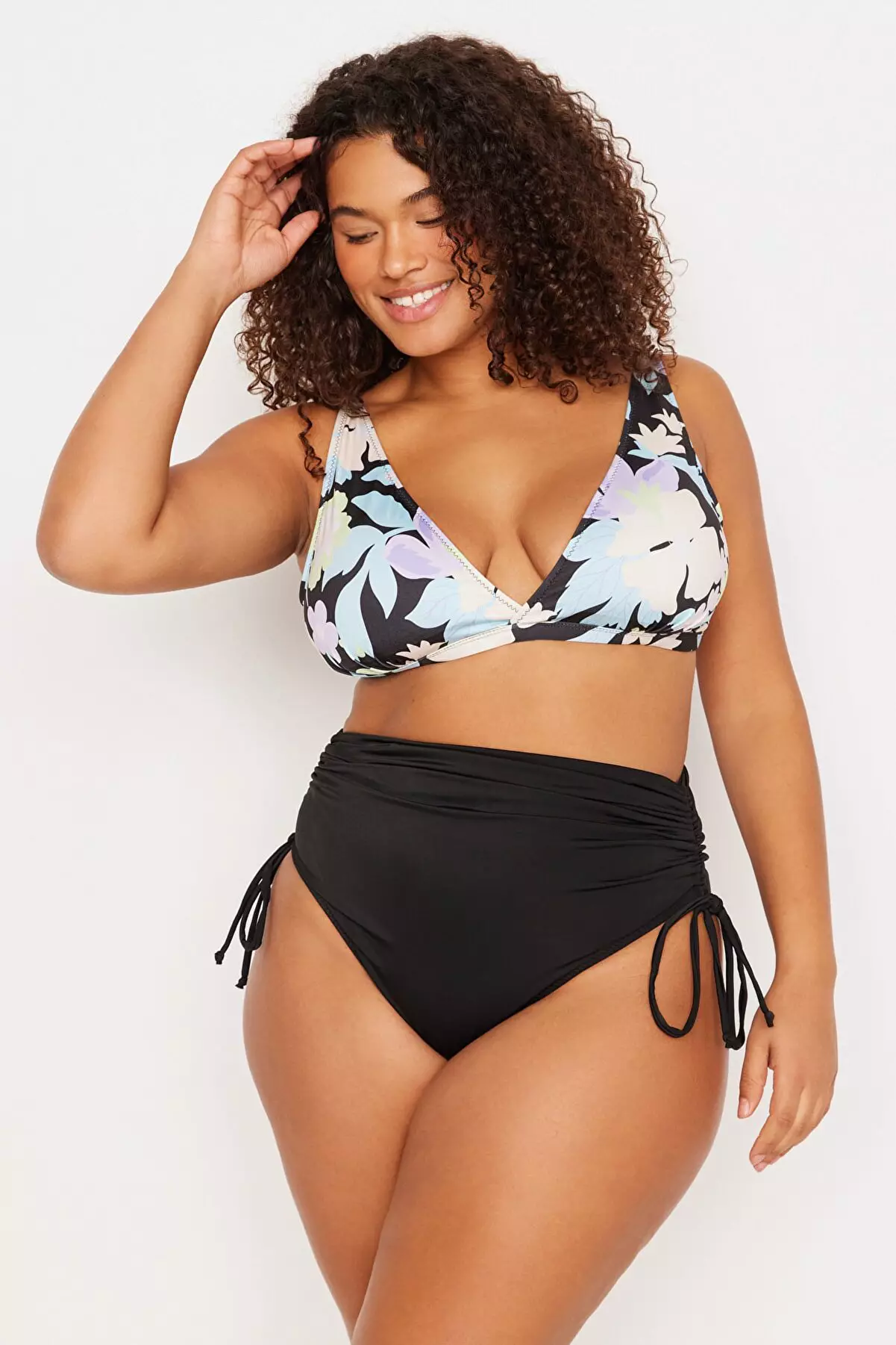 Buy Trendyol Black Plus Size Bikini Bottom Online ZALORA Malaysia