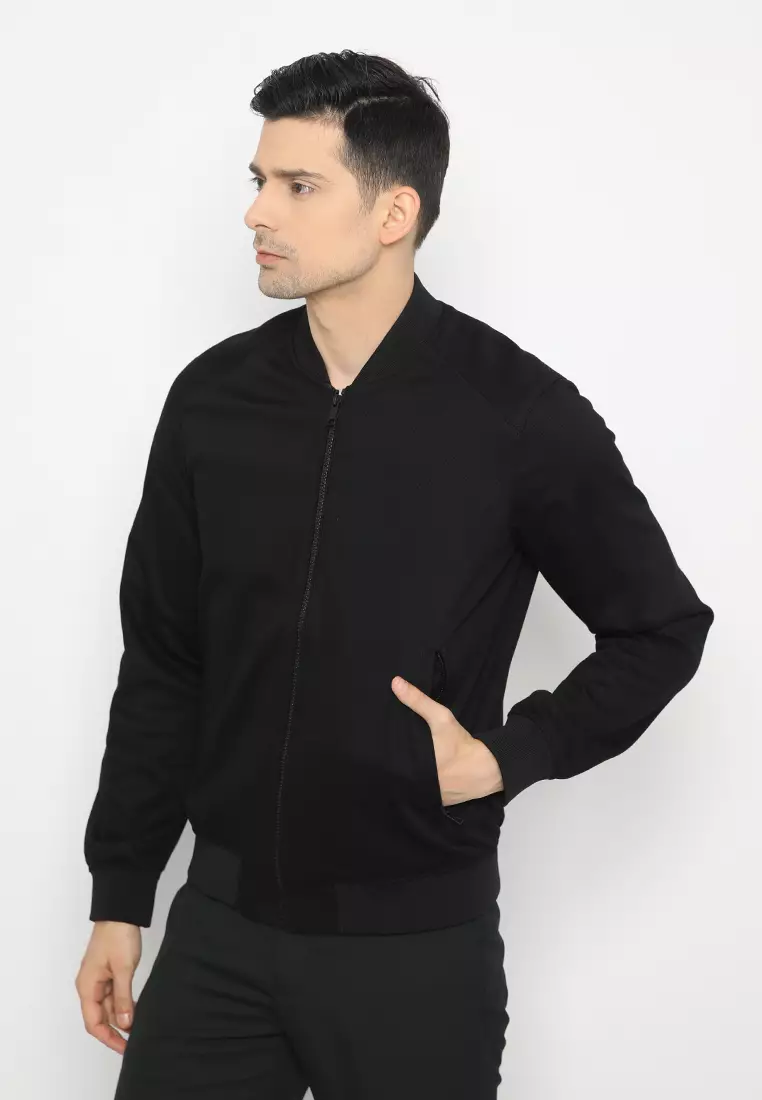 Jobb Truman Jacket Pria Slim Fit Hitam 2023