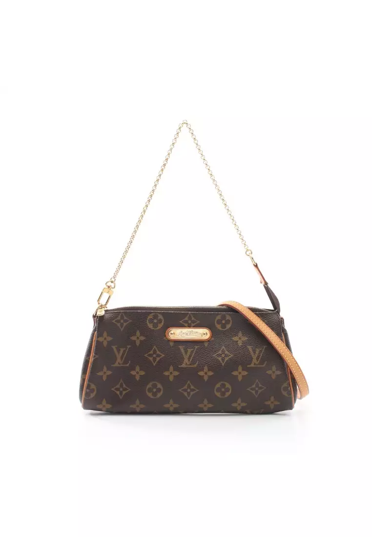 Louis+Vuitton+Sac+Dauphine+Shoulder+Bag+Brown+Leather for sale online