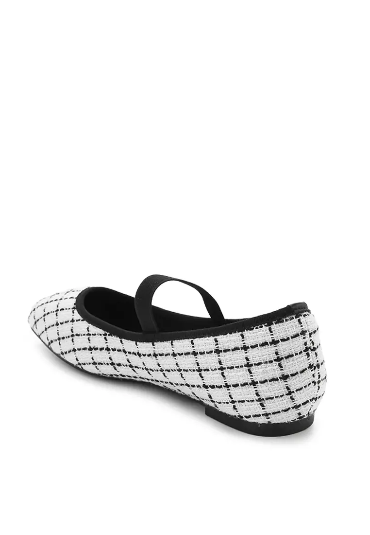 Sasha J2475-6 Flat Shoes White