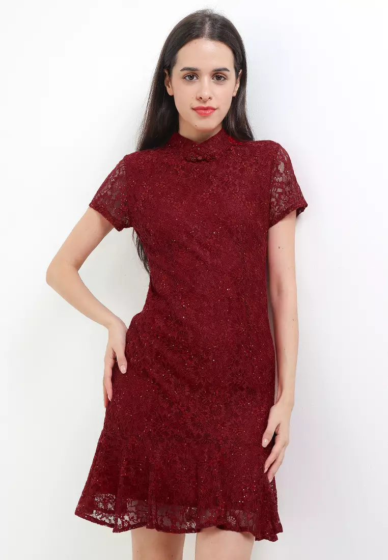 lace dress cover Swiss Dot Sheer Beach Cover Up Maxi Dress – RESORT-CHIC OMK BOUTIQUE main image 0
