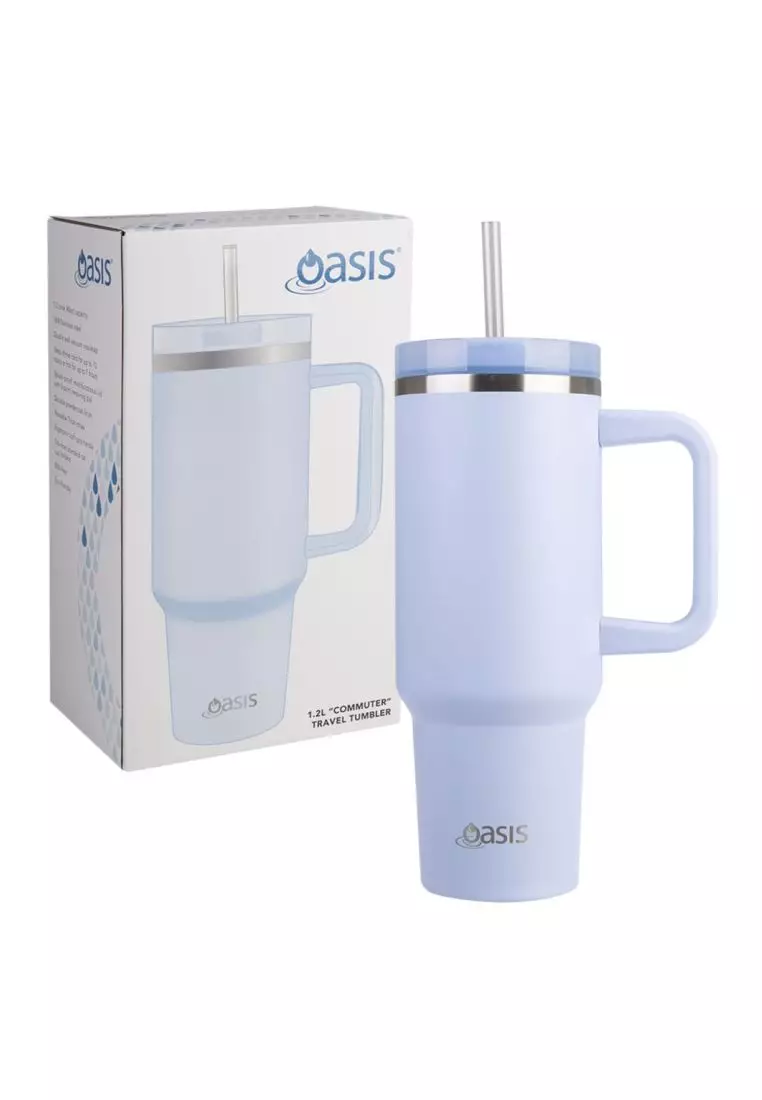 Oasis Stainless Steel Insulated Commuter Travel Tumbler 1.2L - Periwinkle