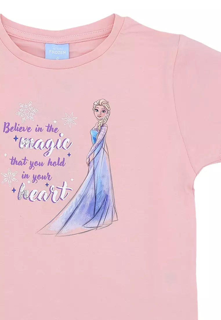 Frozen Girls "Magic Heart" Graphic T-Shirt