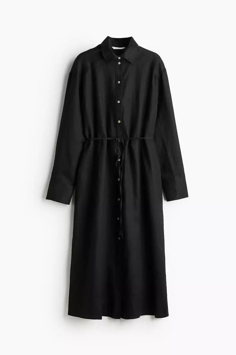 Buy H&M Linen shirt dress Online ZALORA Malaysia