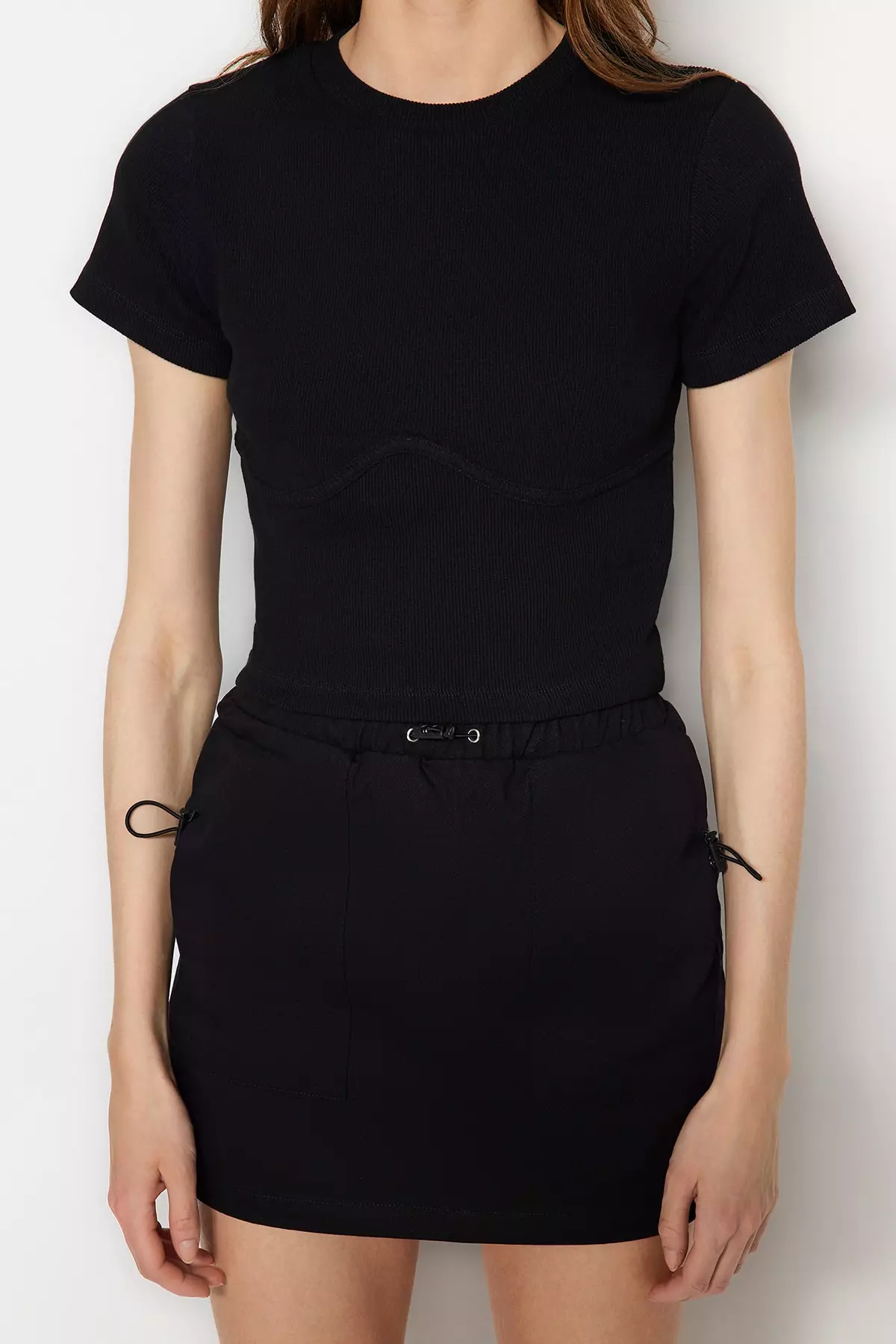 Ribbed Knit Crop Top