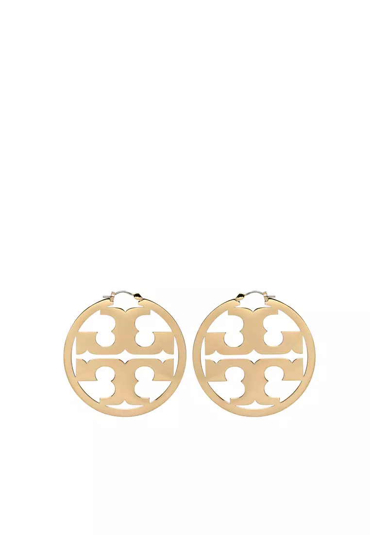 Tory burch miller hoop earrings best sale